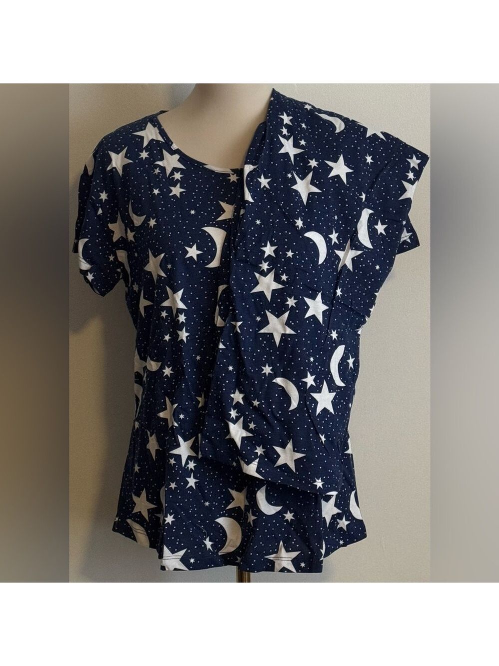 Navy Starry Night Women's Short Sleeve Tee